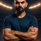 Crimson-Steel Presence: The Dominant Aura of Virat Kohli