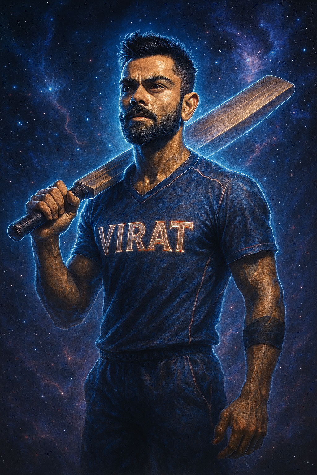 Ascend into the Celestial Might of Starborn Striker: The Cosmic Force of the Legendary Cricketer