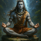 Shiva the Supreme Yogi – Metallic Wall Art