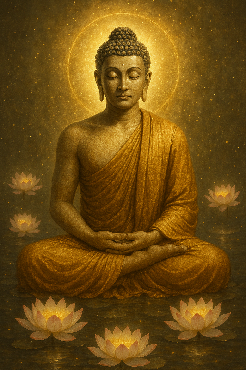 The Enlightened One: Radiant Buddha Meditation