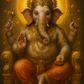 Golden Radiance: The Divine Grace of Lord Ganesha