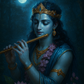 Moonlit Melody: The Divine Krishna