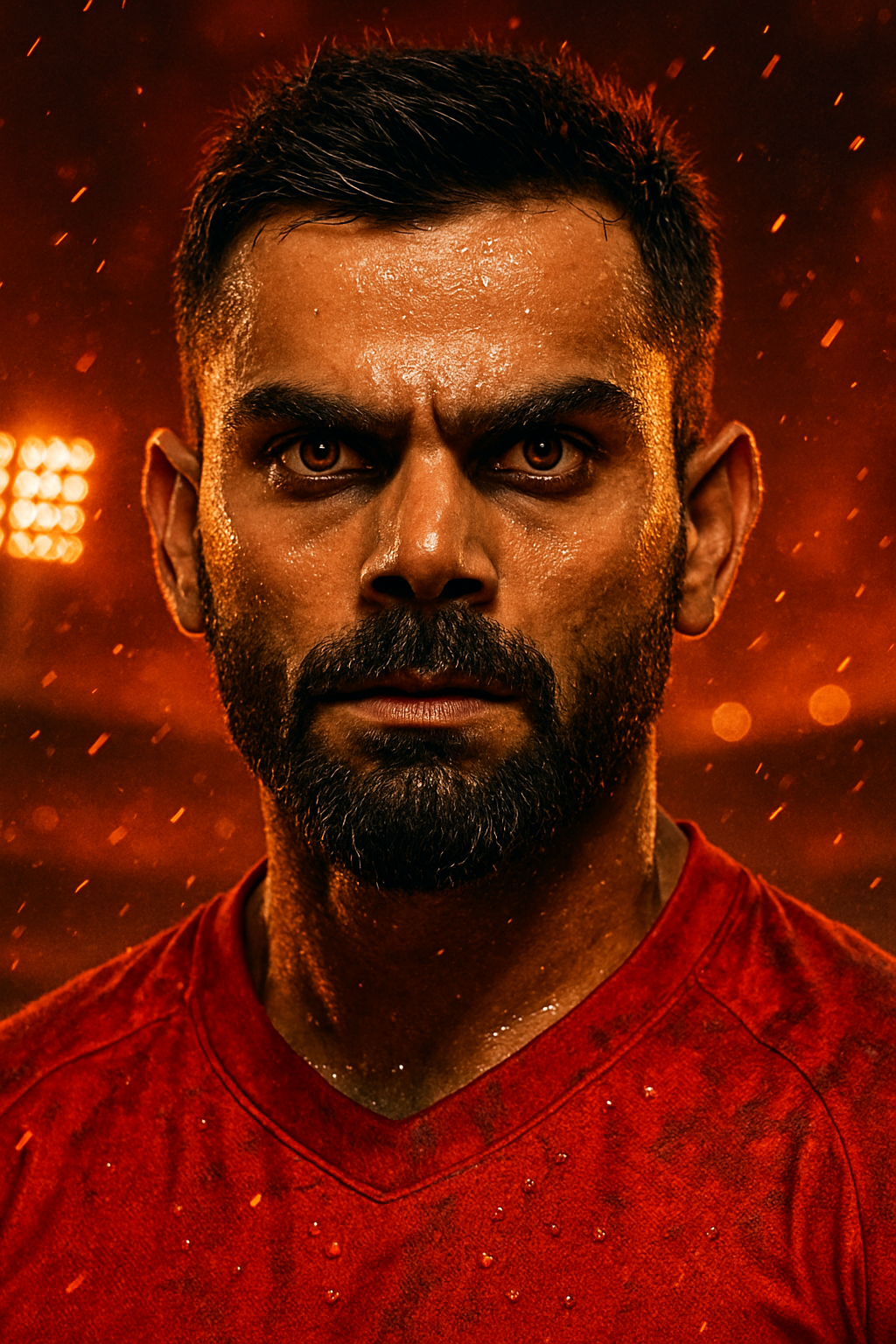 Emberstorm Fury: The Relentless Fire of Virat Kohli.