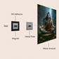 Shiva the Supreme Yogi – Metallic Wall Art