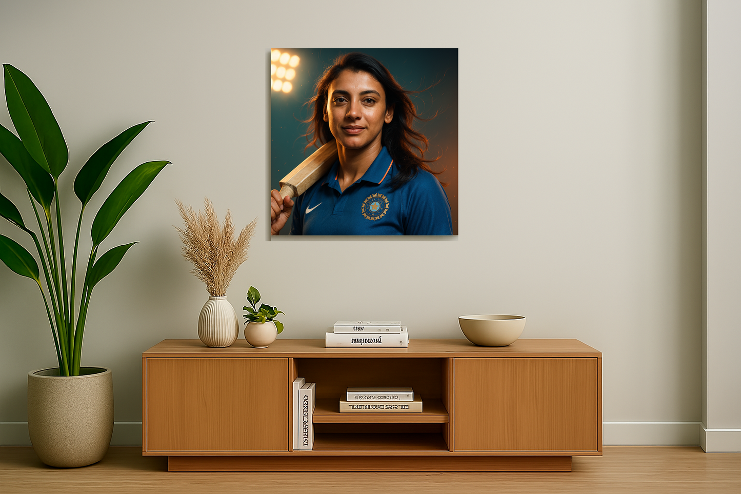 Teal-Flame Grace: The Radiant Power of Smriti Mandhana