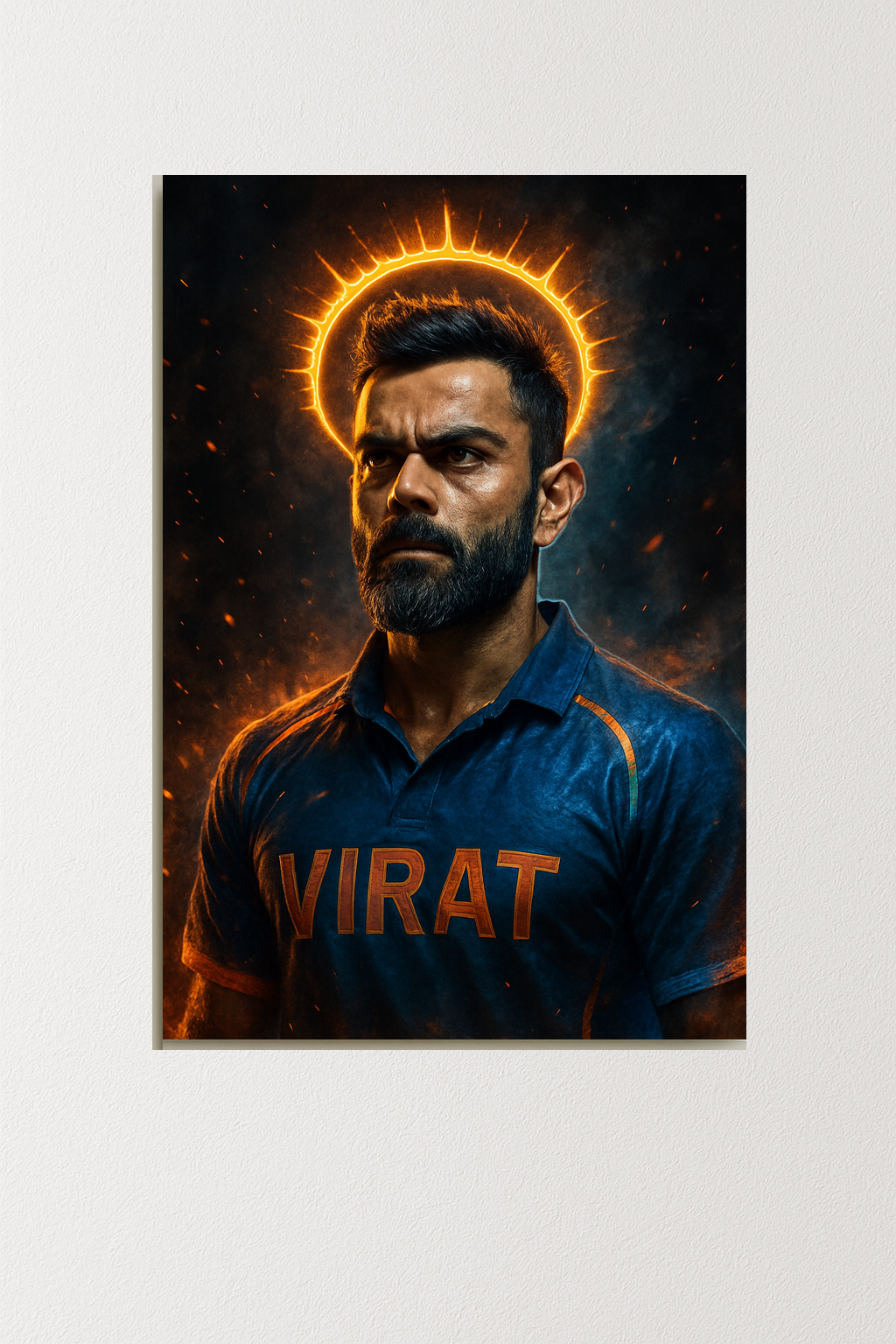 Solarflare Sovereign: The Halo-Crowned Fury of the Unyielding Warrior