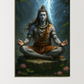 Shiva the Supreme Yogi – Metallic Wall Art
