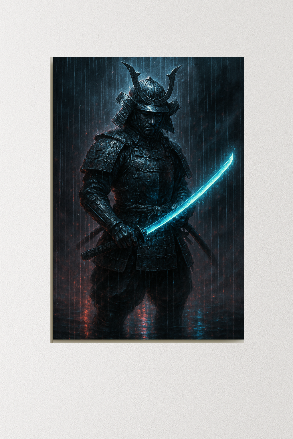 Neon Storm Vigil: The Lone Samurai