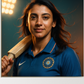 Teal-Flame Grace: The Radiant Power of Smriti Mandhana
