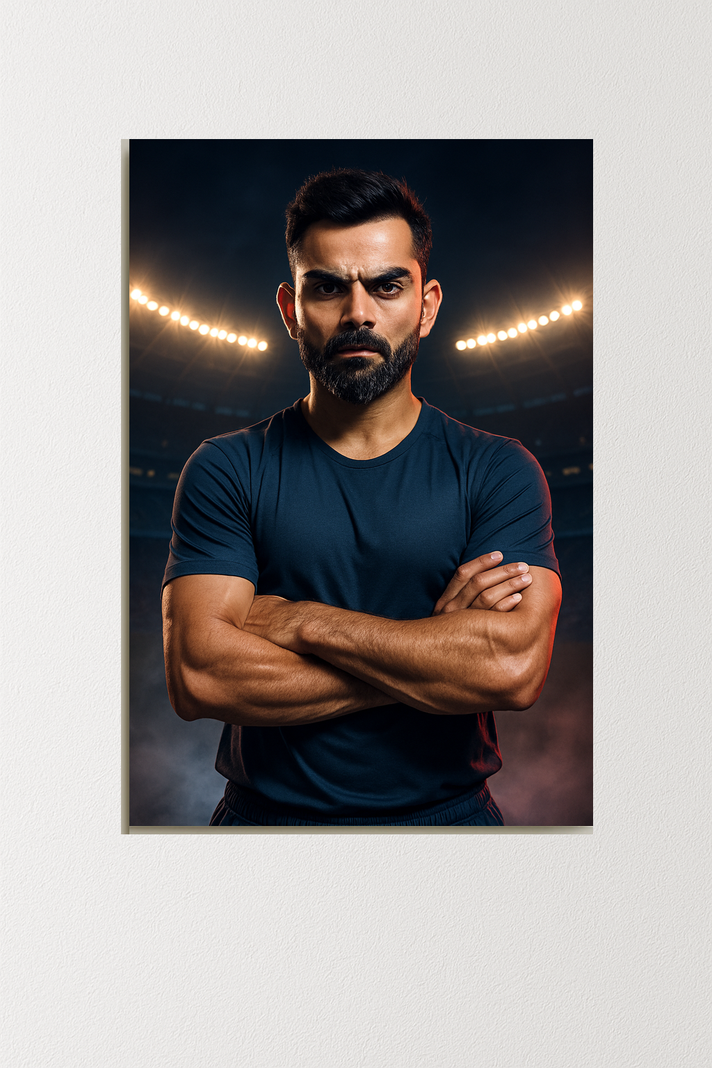 Crimson-Steel Presence: The Dominant Aura of Virat Kohli