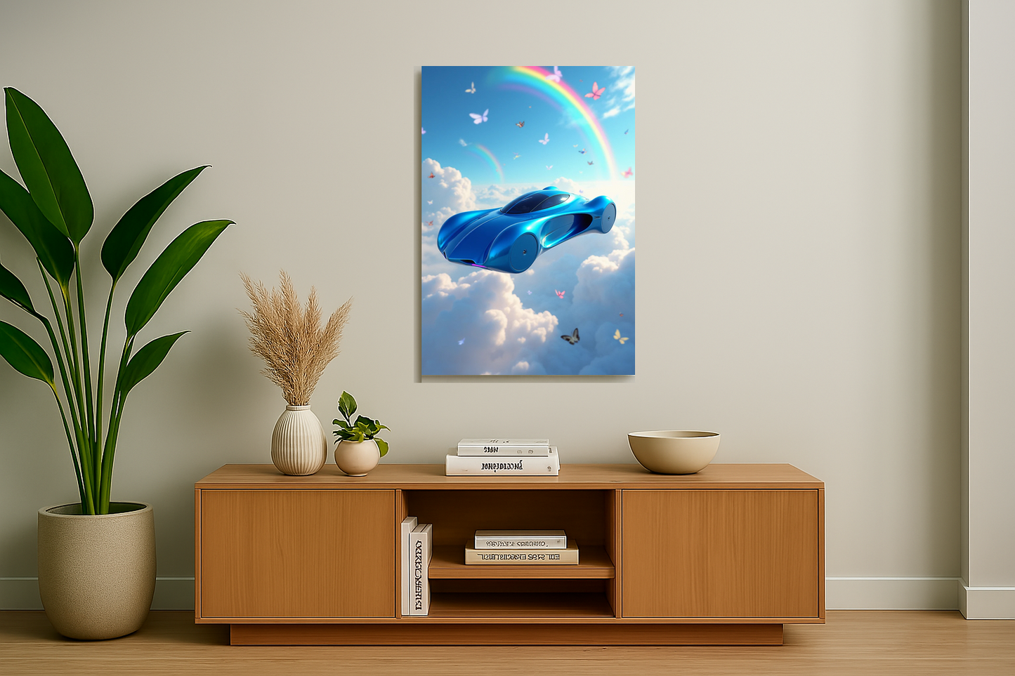 Skyline Drift: Colors of the Horizon - Metal Poster