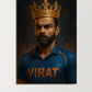 Ascend into the Majesty and Dominance of Royal Blaze Sovereign: The Crowned Fury of Virat Kohli.